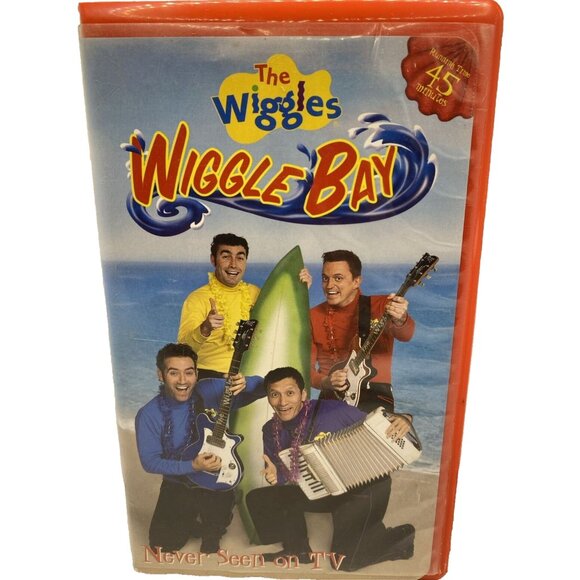 The Wiggles VHS Lot Of 4 Toot Toot Big Red Car Dance Party Wiggle Bay Children's - Picture 15 of 16